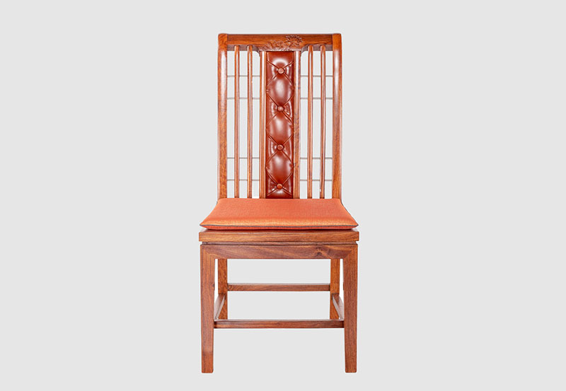 红河芙蓉榭中式实木餐椅效果图